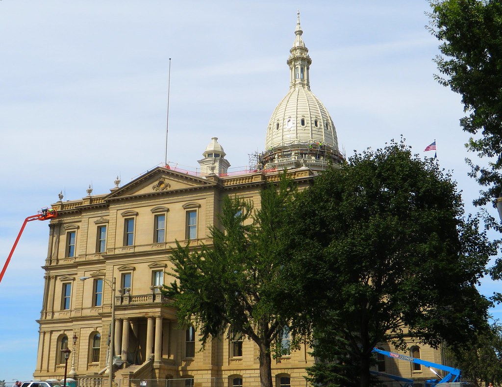 A state capitol building